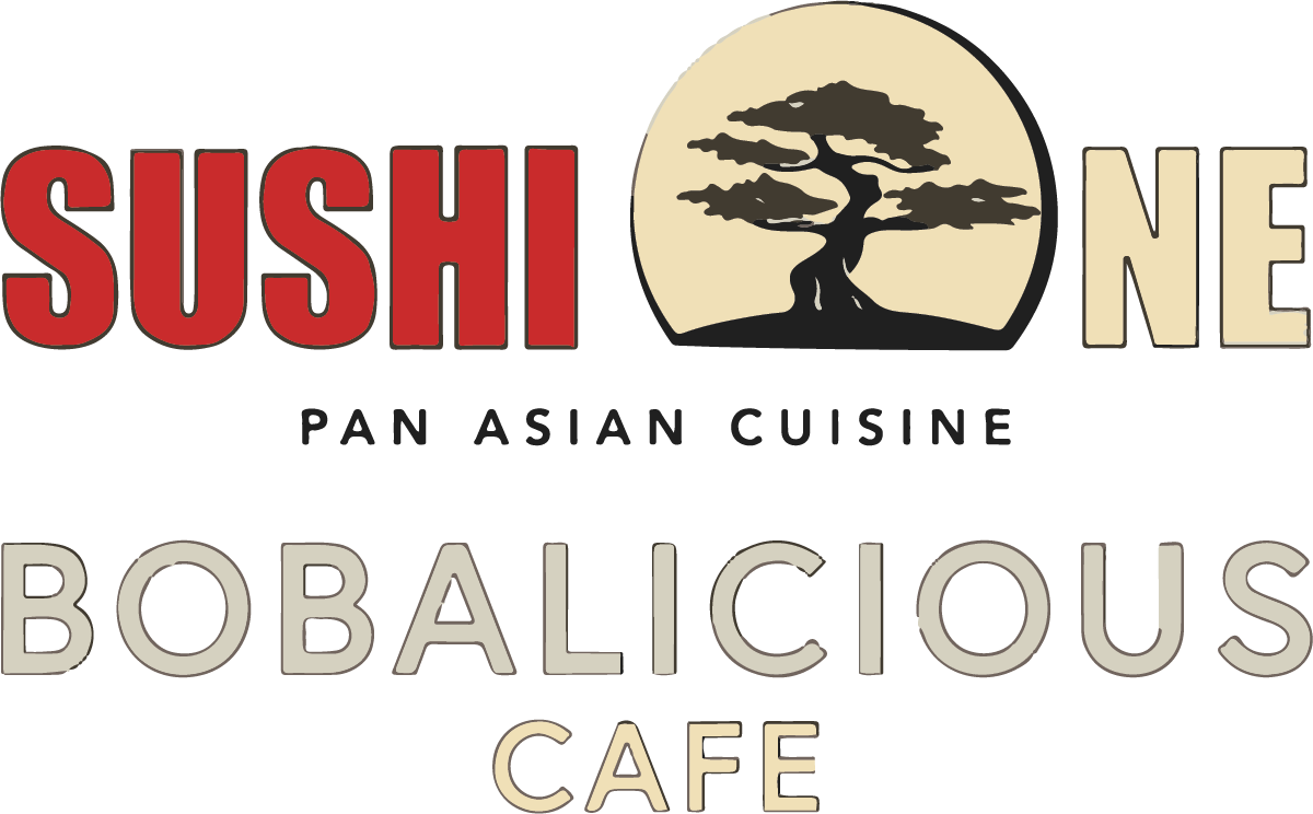 Sushi One / Bobalicious Cafe logo